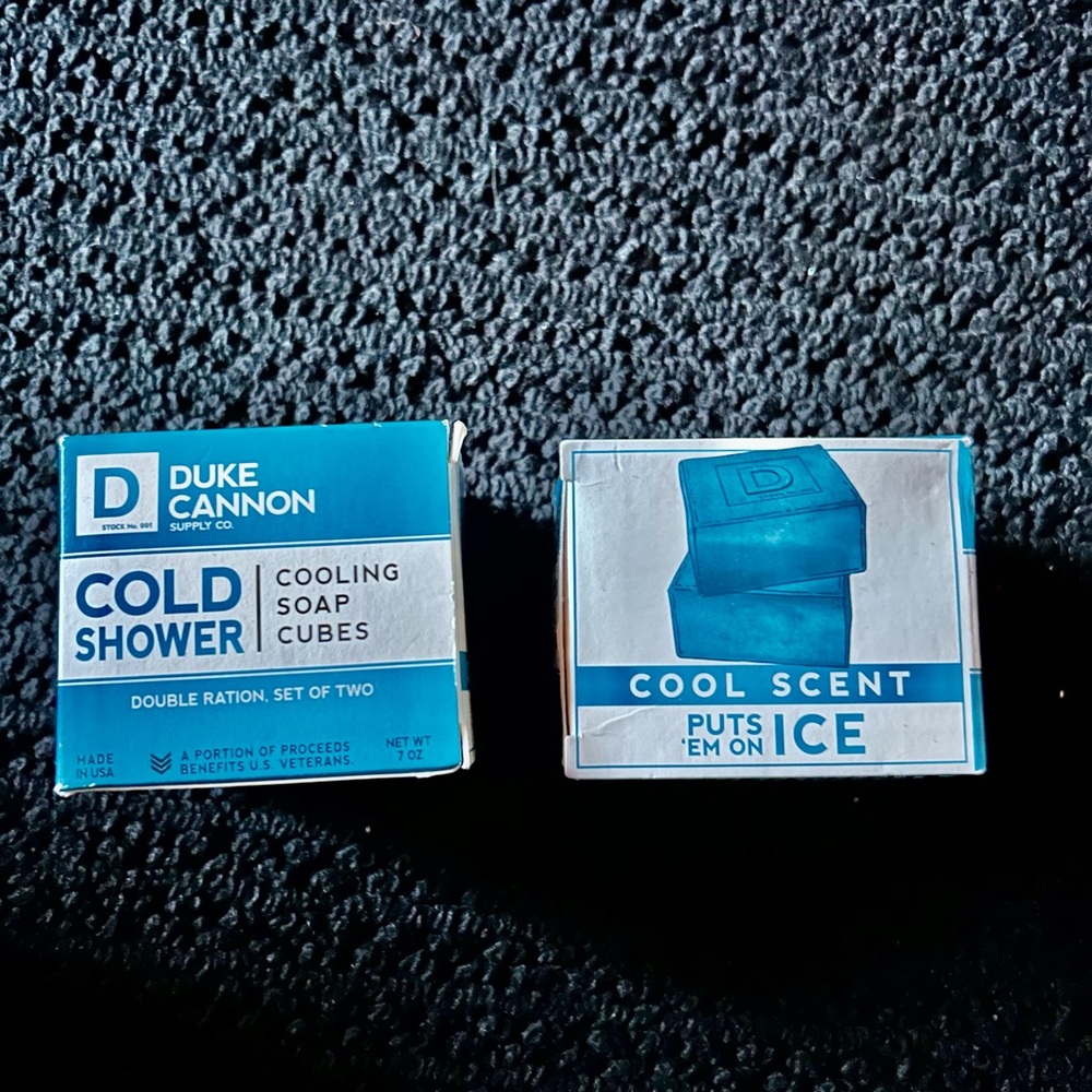 Duke Cannon Cold Shower 🚿 Cooling Soap Cubes
